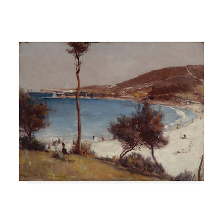 Tom Roberts 'Holiday Sketch At Coogee' Canvas Art,18x24